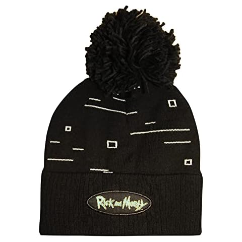 Heroes Inc. Rick and Morty - Pixel Print (Beanie Pom) One Size Cover