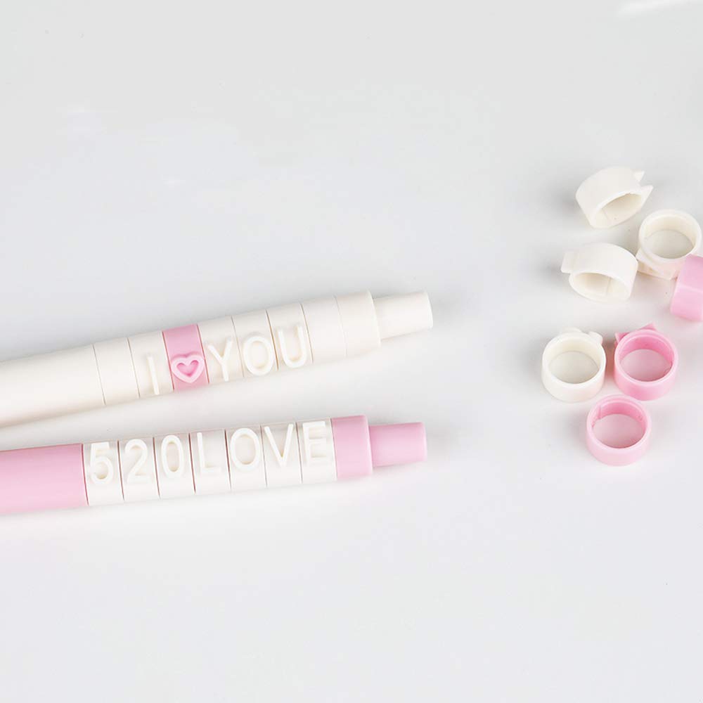 Fai da te Creative Letter Pen Set con numeri inglesi Macaron 6 colori