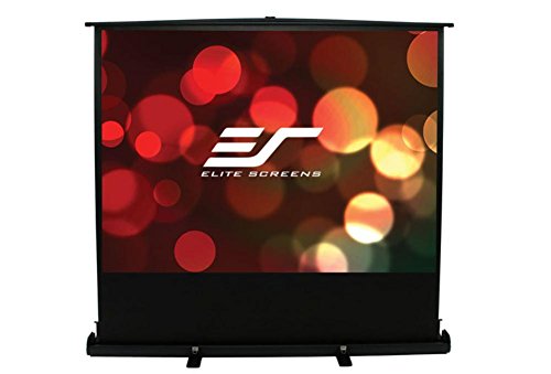 Image of Elite Screens ezCinema Plus Series, 84-inch Diagonal 16:9, Floor Pull Up Portable Projection Screen, Model: F84XWH1