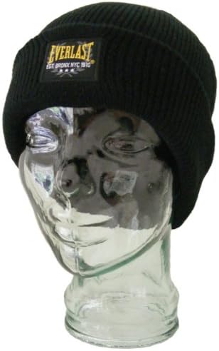 Everlast Men's Black Beanie Winter Hat 