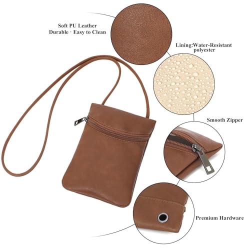 Image of Small Crossbody Women Cell Phone Purse Wallet Bag With Shoulder Strap