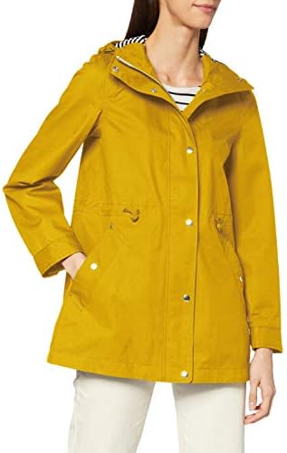 Joules Outerwear Women's Rain Jacket, Antique Gold, 10