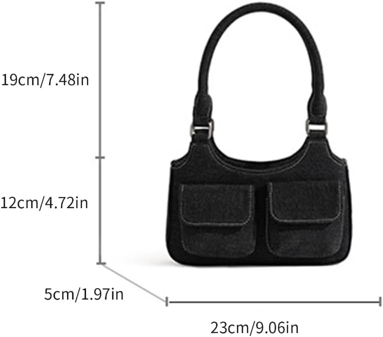 Shoulder Bags Tote Handbag Multi-Pocket Armpit Bag Versatile Trendy Bag