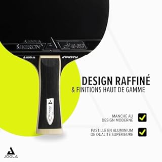 JOOLA White Infinity – Raquette de Tennis de Table Professionnelle avec Boîte Magnétique