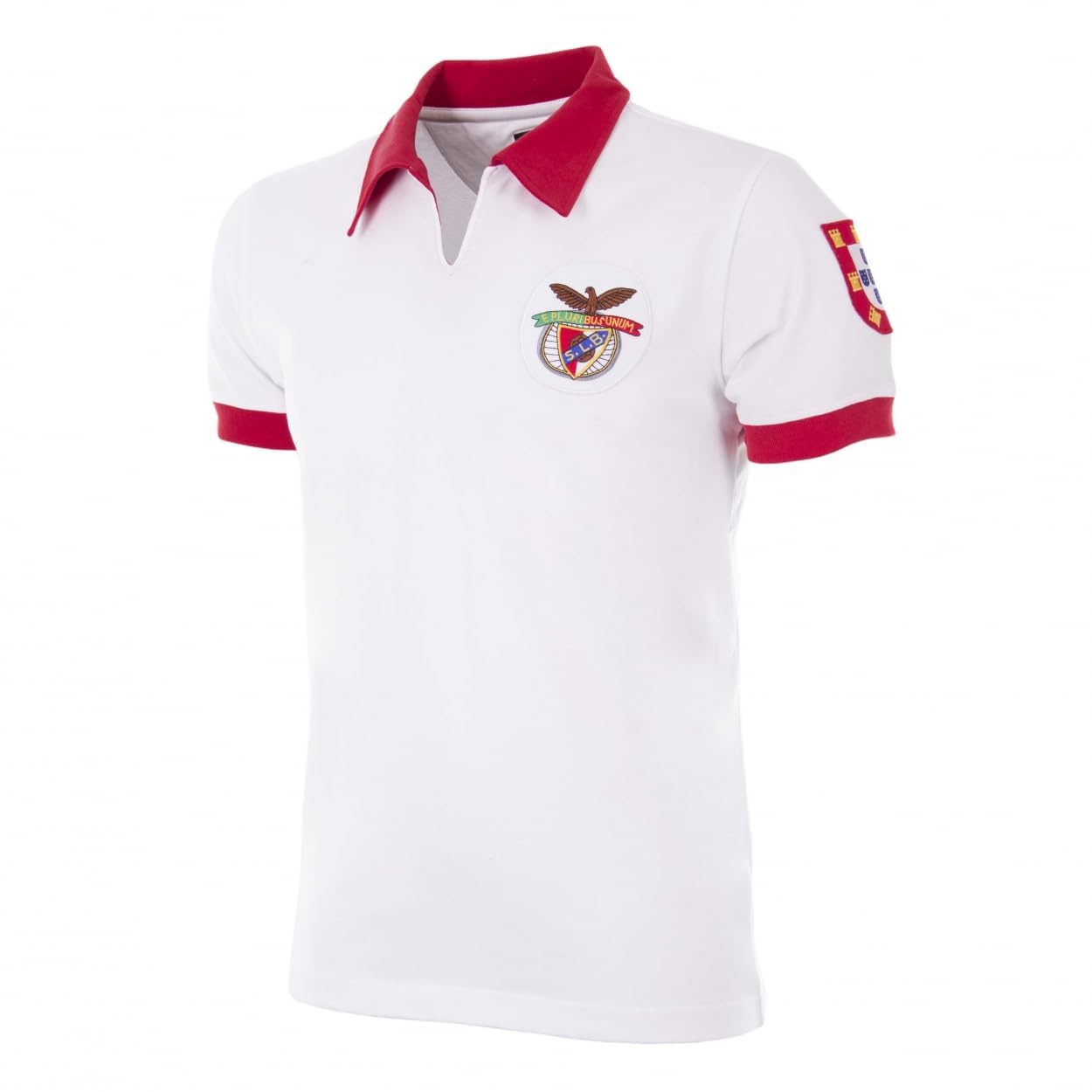 COPA - Retro Auswärtstrikot Herren - SL Benfica 1968 - Weiß - 100% Baumwolle