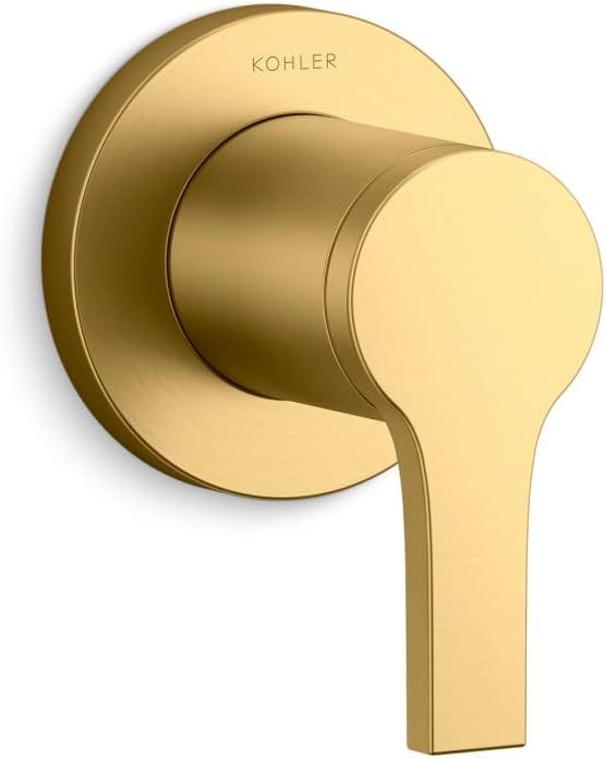 KOHLER T35330-4-2MB, ajuste de válvula Elate Rite-Temp, latón moderno cepillado vibrante, válvula de baño premium, fácil de usar