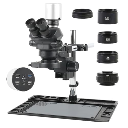 ���{�p�������A�N�Z�T���[ 3.5X-50X 100X �����t�H�[�J�X 7050 �X�e���I�O�ጰ���� 4K 1080P HDMI USB AF �I�[�g�t�H�[�J�X �r�f�I�J���� ���[�N�x���`�t��