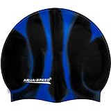 Gran ajuste y muy elástico Aqua-Speed Bunt Silicone s Swim Cap Gorro de natación, Hombre, Mezcla, Talla única