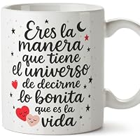 MUGFFINS taza regalo novia y novio con frase manera que tiene el