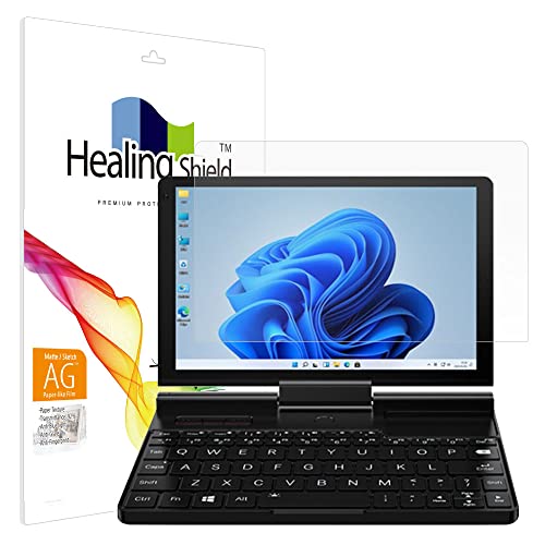 Healingshield �X�L���V�[���t���ی�t�B���� Screen Protector Eye Protection Anti Blue Ray Anti Glare Paper Texture Film Compatible with GPD Poc