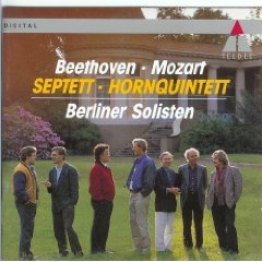 Septet in E Flat [Audio CD] Beethoven and Berlin Soloists
