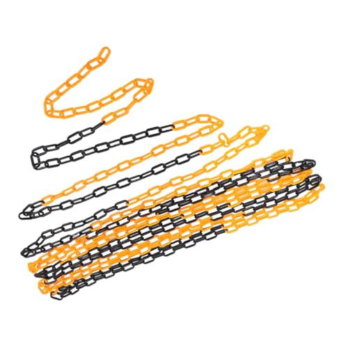 Garneck Plastic Barrier Chain m Length for Halloween Traffic Control and Construction Zones