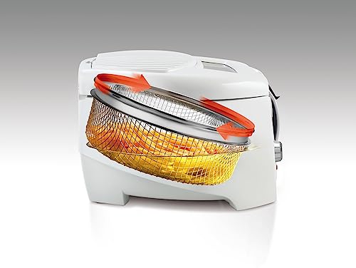 Friteuse De'Longhi RotoFry F28211.W1 – Capacité 1,2 L, 1800 W, Panier Rotatif - vue 6