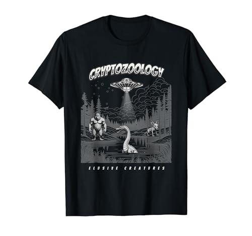 Cryptozoology Bigfoot Sasquatch Mystic Creatures T-Shirt