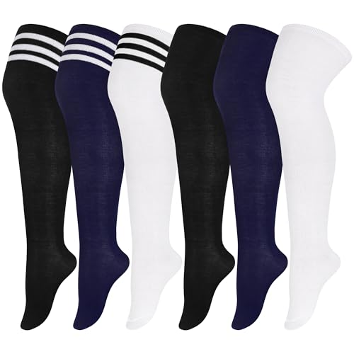 Chaussettes montantes pour femme au quotidien bas de cuisses pour style hivernal