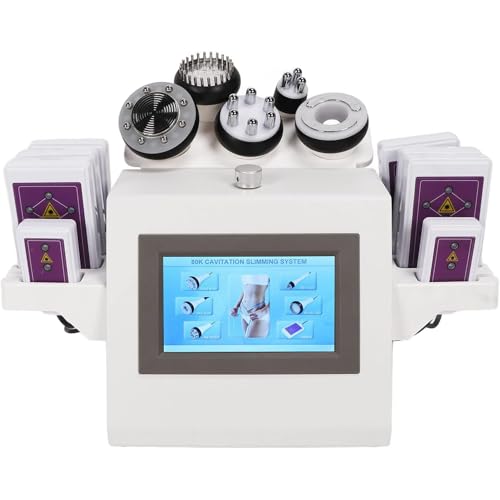 Beauty Gifts Body Shaping 6 In 1 80KHz Cavitation Weight Loss Reducing Fat Body Slimming Beauty Device for Skin Tightening for Home Salon Use