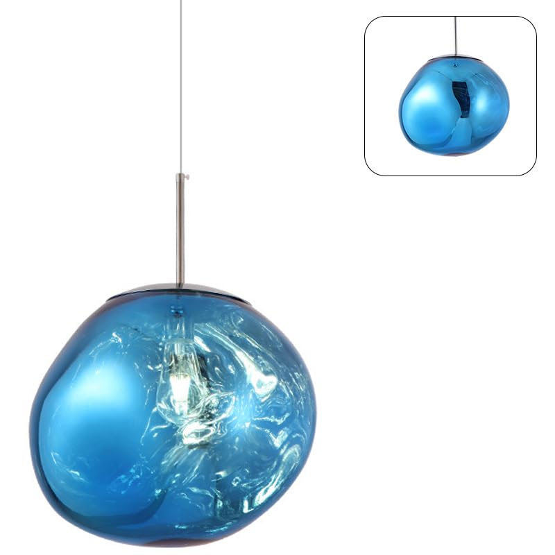 Suspension lave 28cm lustre design pour éclairage salon chambre et restaurant moderne
