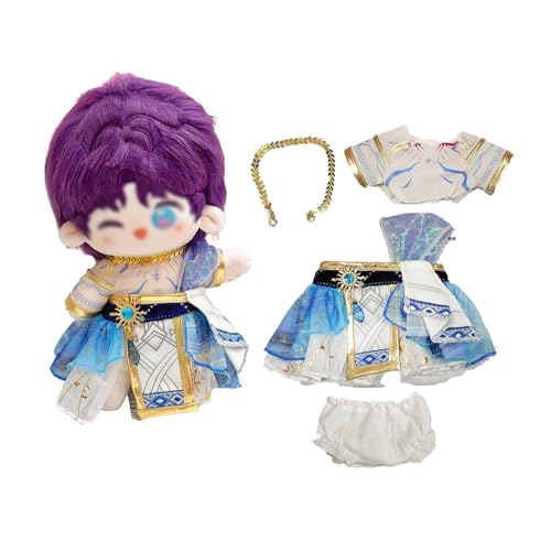 20cmぬいぐるみ 服 恋と深空 ホムラ 上着 スカート パンティー ネックレス 4点セット 着せ替え 綿人形服 アクセサリー 萌えグッズ プレゼント