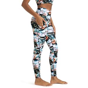 ODODOS Women’s High Waisted Yoga Leggings with Pockets, Tummy Control Non See Through Workout Athletic Running Yoga Pants