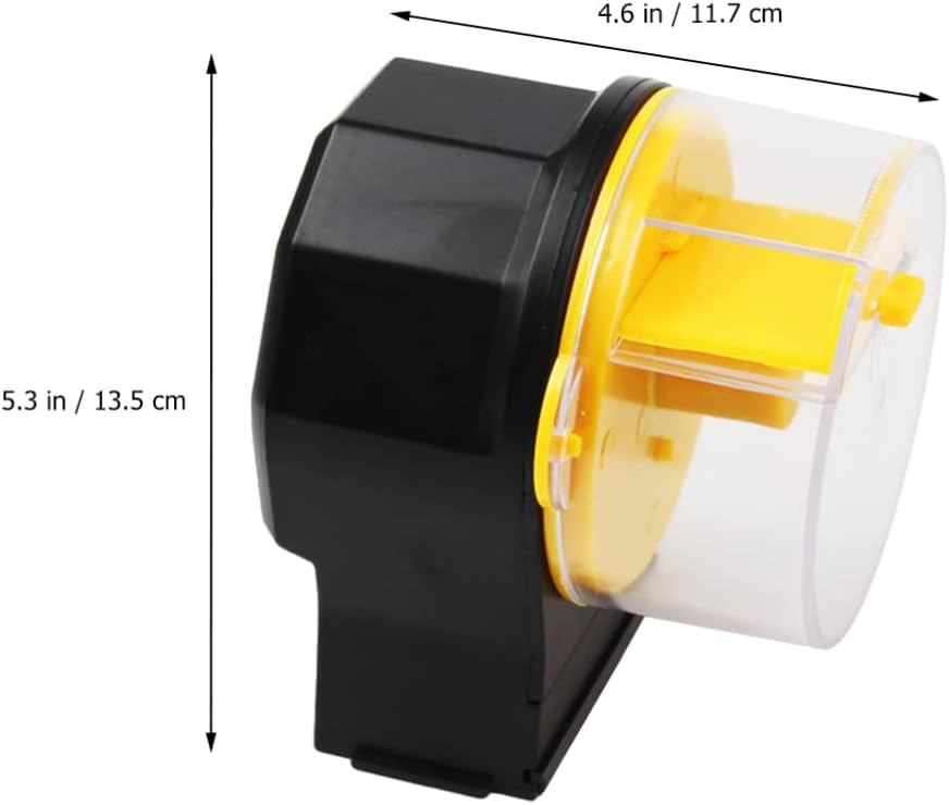 Toddmomy 1set Automatic Fish Feeder for Aquarium Timer Device for and Turtle Spacious Food Box Design No Battery Required for Weekend Use