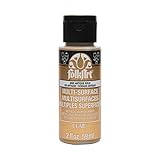 FolkArt Multi-Surface Metallic Paint in Assorted Colors (2 oz), Metallic Antique Gold