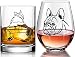 Physkoa Bulldog Gifts for Dog Lovers – Funny Bulldog Wine and Whiskey Glass Set of 2 – Bulldog Head & Butt Design – Gift for Him, Her, Dog Dad, Dog Mom, Couples, Men, Women20oz+15oz