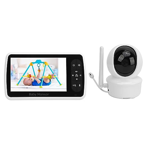 Monitor de Vídeo para Bebês, Intercomunicador Bidirecional Com Detecção de Temperatura para Monitor