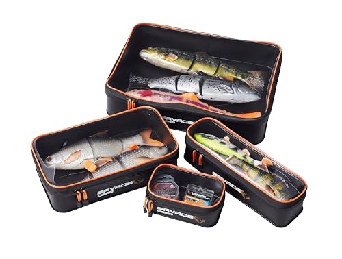 Savage Gear WPMP Lurebag - Sac de pêche imperméable pour leurres, Rangement Durable en EVA pour leurres, Petites boîtes à Accessoires, étui de Rangement Polyvalent pour matériel de pêche, Petit – vue 3