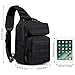 G4Free Sling Backpack Tactical Molle One Strap EDC Daypack Military Small Chest Pack for Daily use(Solid Black)