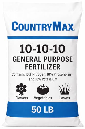 10-10-10 General All Purpose Fertilizer for Flowers and Vegetable Beds - Raised Garden Beds - Safe...