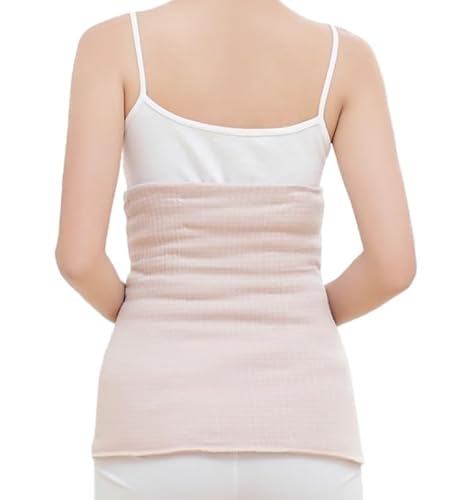 Zuahaly Rückenwärmer aus Angorawolle und Merinowolle für Männer und Frauen – Thermogürtel und Bauchwärmer, Nierenschutz, Schmerzlinderung und optimaler Komfort, atmungsaktiver Komfort