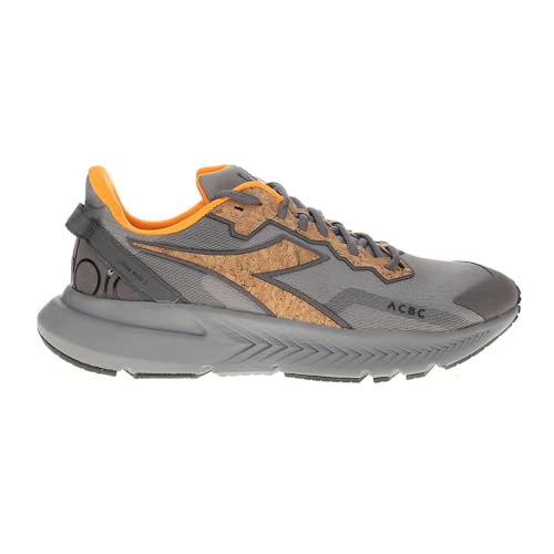 Diadora Mens X Acbc Mythos Blushield Volo 3 Running Sneakers Shoes - Grey