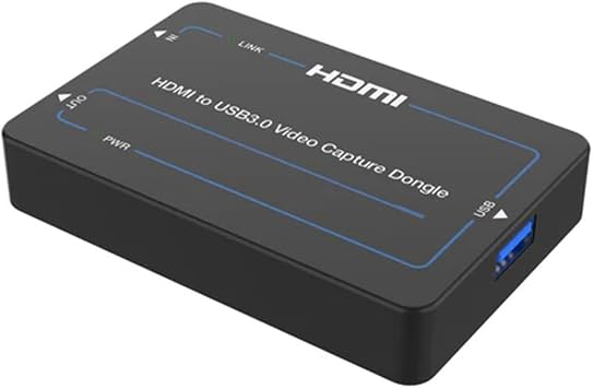 DVDO 4K HDMI to USB Audio/Video Capture Dongle with HDMI Loop Out