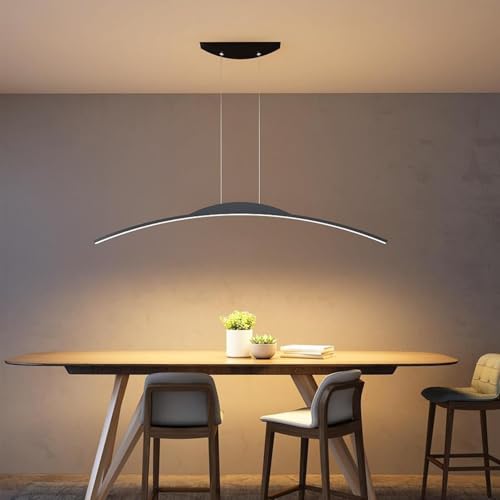 Lampe suspendue LED dimmable avec télécommande pour ajuster la lumière - 2