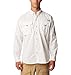 Columbia Men's Bahama II Long Sleeve Shirt, White, Medium