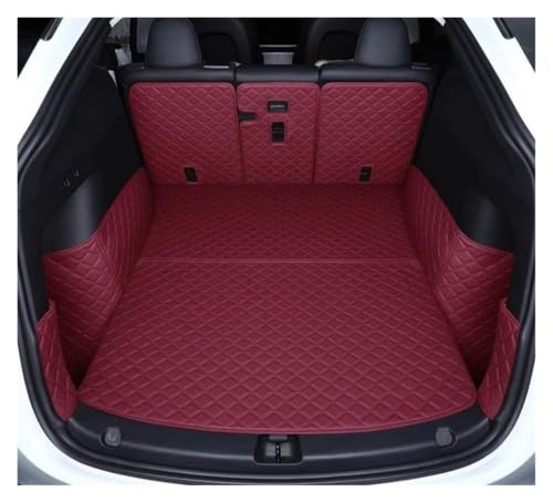 Tapis de coffre intégral Tesla Model Y voyage et sport Red Full