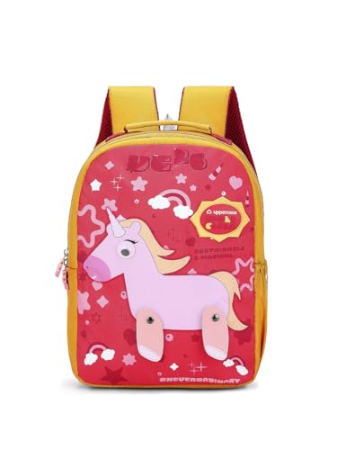 Image of uppercase Fantasy School Bag for Kids | Preschool Lightweight 9L Capacity Backpack for 3-5 Years Boys & Girls | Padded Comfortable Adjustable Shoulder Straps & Name Card | Spacious & Multiple Pockets