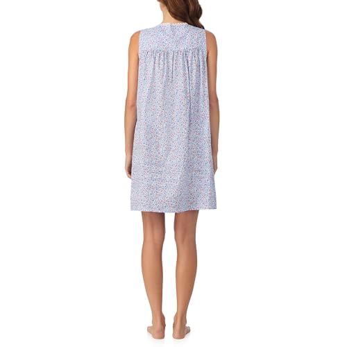 Image of Eileen West 100% Cotton Sleeveless 36 inch Short Nightgowns Chemise for Women