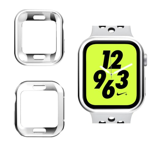 Coque iWatch Series 41mm bleu anti-rayures silicone souple - 4