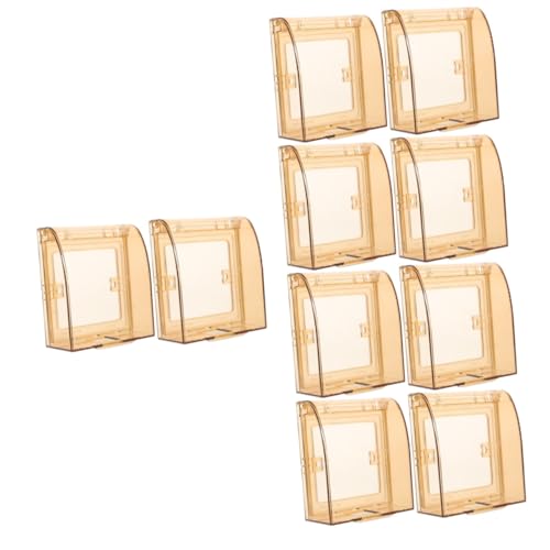 ibasenice 10pièces Couvre-prise Garçon Fille Murale Sécurisée Pour Garçon Fille Cache Prise Électrique Amovible Accessoire De Sécurité Pour Garçons Et Filles Installation Facile Et