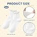 ZCFICK White Ruffle Socks for Women, 3 Pairs Fashion Ankle Socks with Ruffle Design, Cotton Material for Daily Wear and Special Occasions, Versatile White Socks for Women and Girls