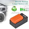 EN-EL15C Battery 1 Pack and LED Charger for Nikon Z5, Z6, Z6 II, Z7, Z7II, Z8, D780, D850, D7500, D500, D600, D610, D750, D800, D810, D7100, D7200 Cameras.