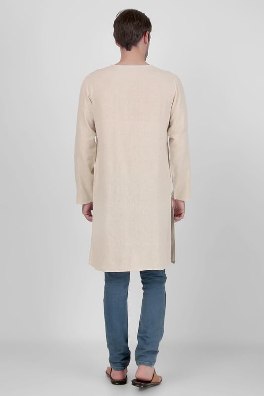 Men's Handloom Traditional Kurta Indian Ethnic Wear for Special Occasions – Ideal Gift for Men3