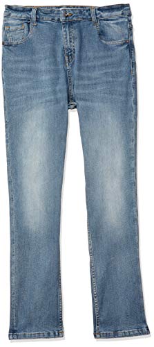 Image of Marks & Spencer Boys Light Wash High Rise Regular Fit Jeans