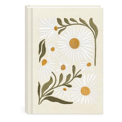 Diario de tela bordado Lady Jayne Margarita para notas personales