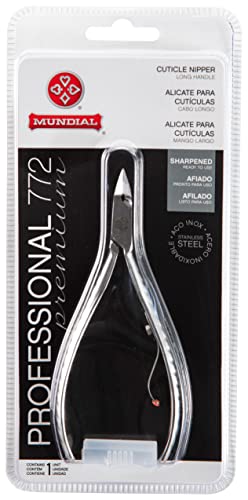 Mundial Cuticle Nipper Professional 772-Pr Stainless Steel Long Handle #TOP3