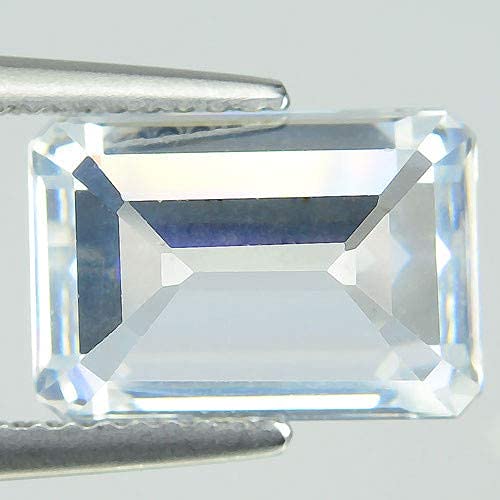 Saphir blanc de Ceylan 9,45 carats | Pierre naturelle AMZ15161 - 3