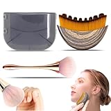 DOKRIN MANUELLE GESICHTSBÜRSTEN 2 GESICHTSBÜRSTEN, LYMPHDRAINAGE-GESICHTSBÜRSTE, KIEFER- UND KINNMASSAGEGERÄT, GESICHTSKONTURIERUNGSWERKZEUG