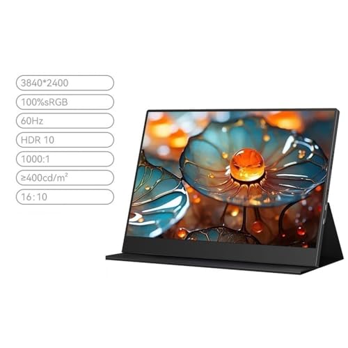 Image of Portable Monitors Portable Monitor 13.4-inch Full HD 3840 * 2400, USB-C Connectivity Second Screen for Work