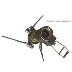 DESERT & FOX Ultralight Mini Camping Stove, 2600W Power Titanium Alloy Automatic Foldable Outdoor Cookware Tool for Picnic, Cookout, Camping, Hiking - Image 5